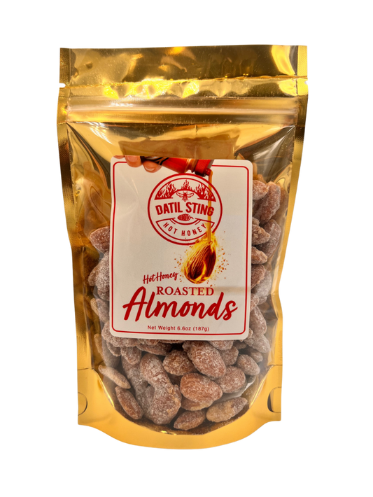 Hot Honey Roasted Almonds