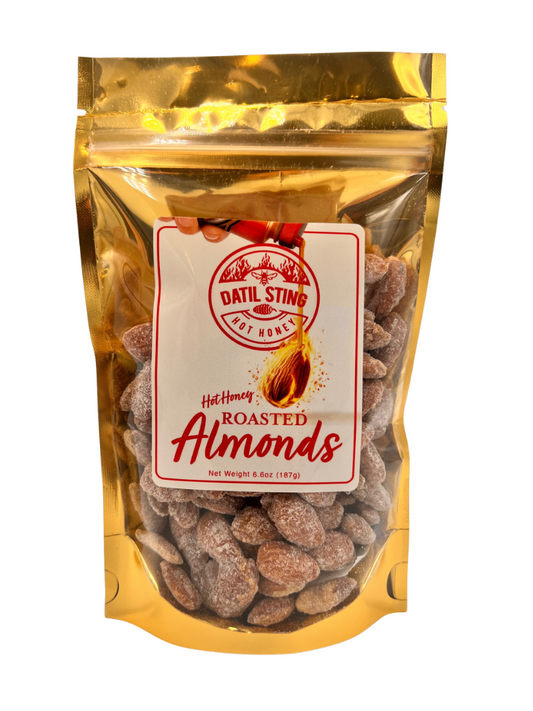 Private Label Hot Honey Roasted Almonds - Case Of 12