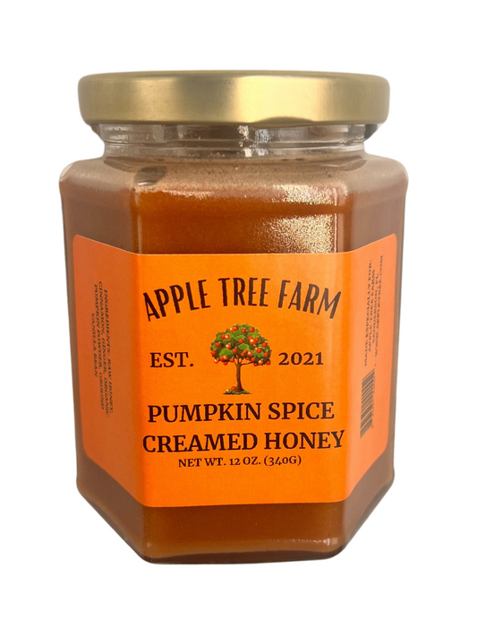 Private Label Pumpkin Spice Creamed Honey - 24 Jars